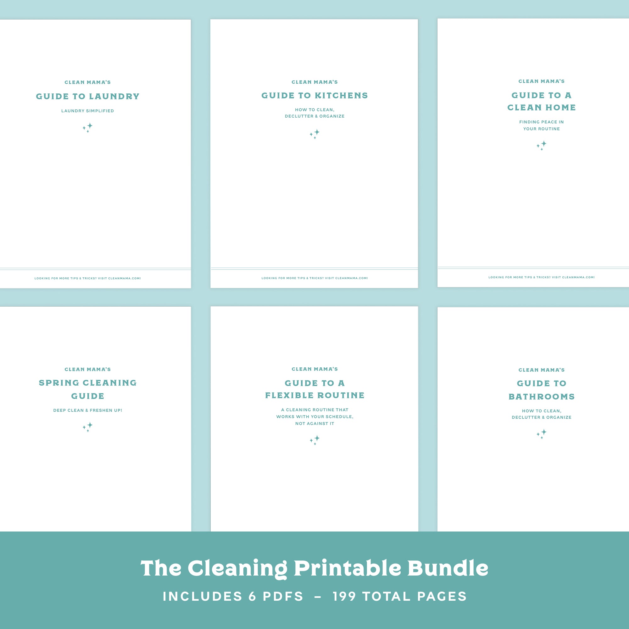 Cleaning Printable Bundle Clean Mama