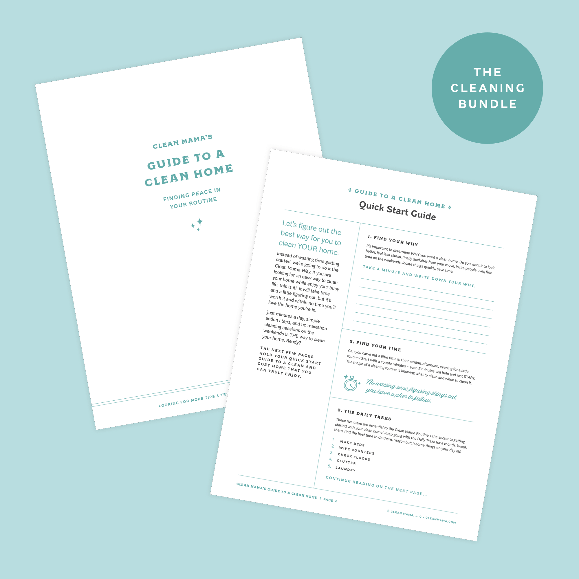 Cleaning Printable Bundle Clean Mama