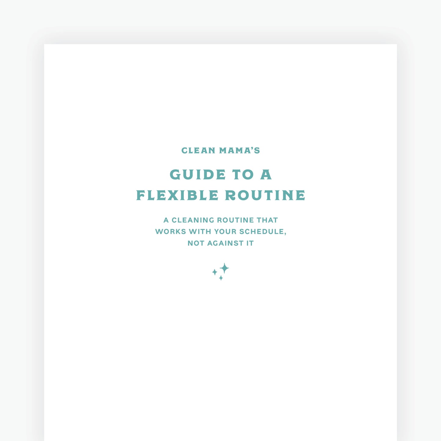 Guide to a Flexible Routine