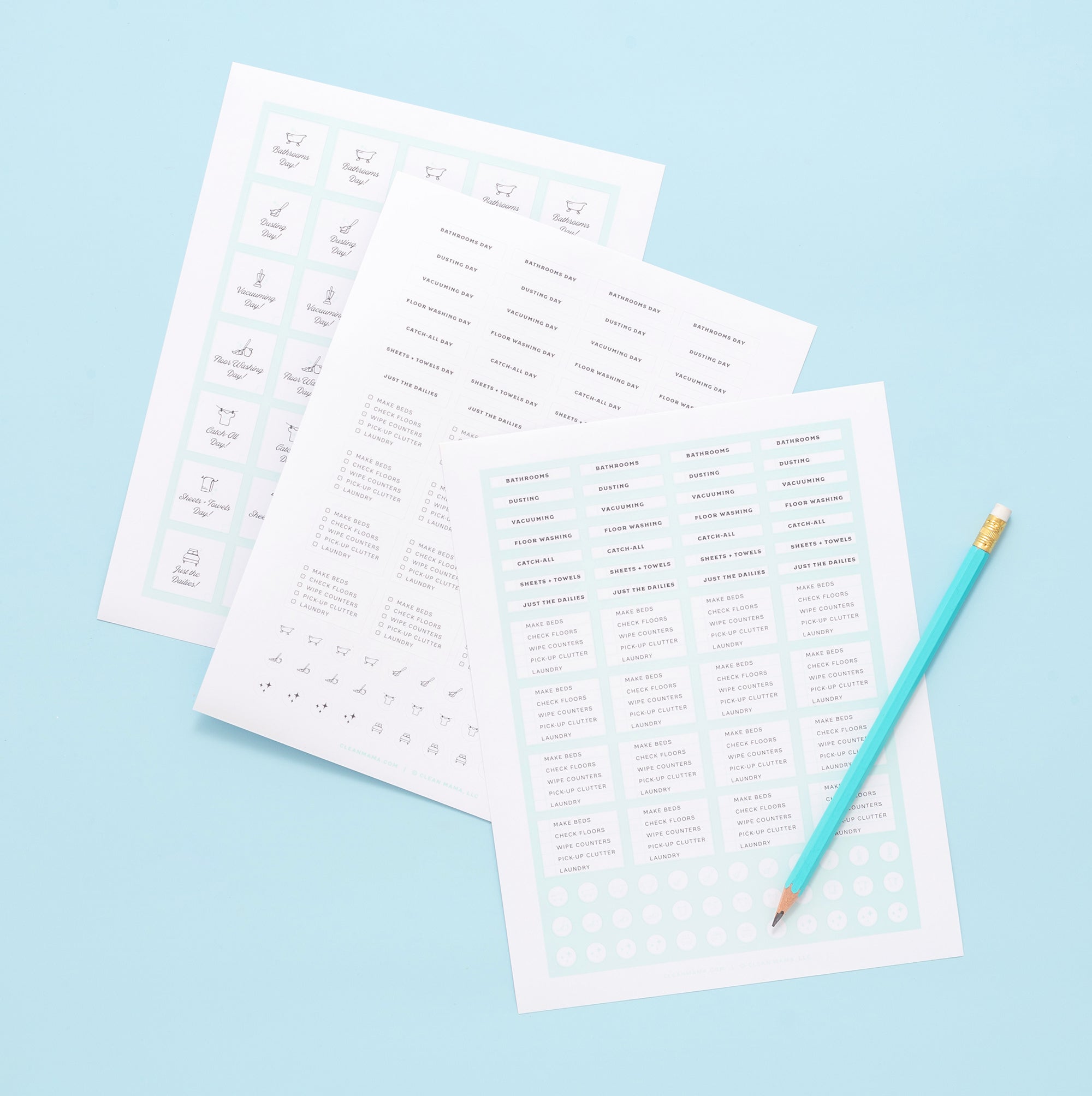 FREE Printable To Do Lists - Clean Mama