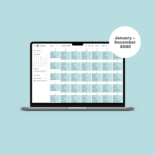 Google Calendar & iCal Clean Mama Routine Integration – 2025