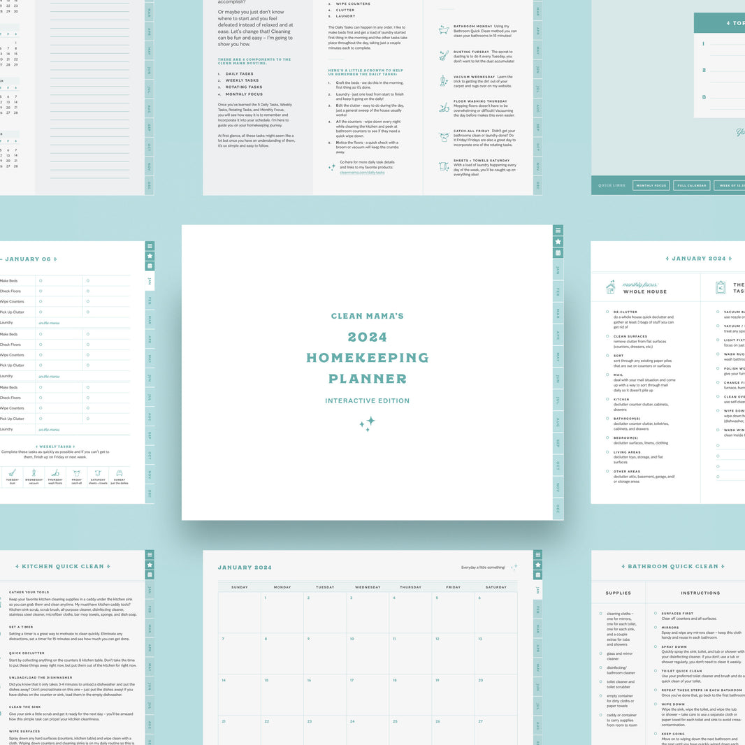 Printable Guides Clean Mama