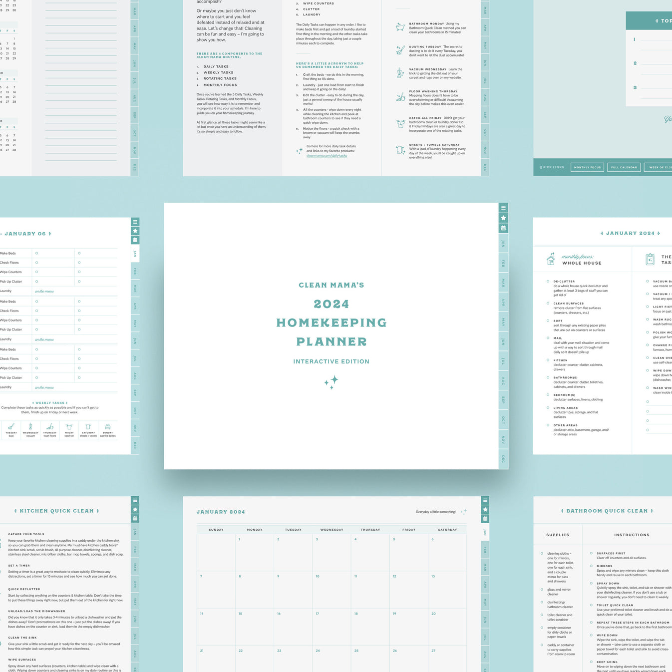 Interactive 2024 Homekeeping Planner Digital Clean Mama   CM InteractivePlanner Promos 2024 01b 1346x 