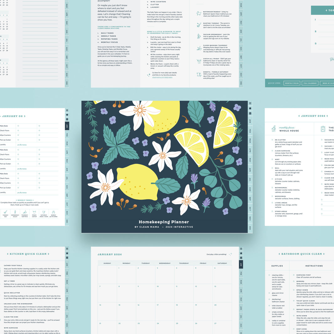 Printable Guides Clean Mama