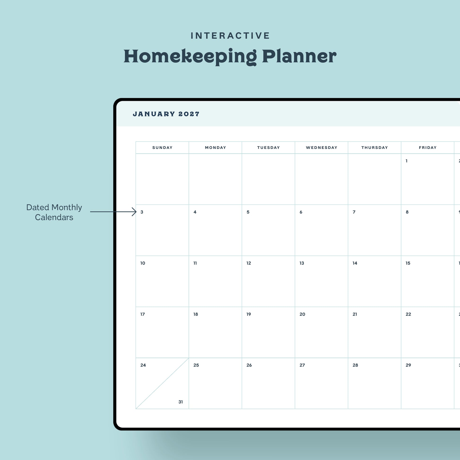 Dated Monthly Calendar Spreads from September 2026 through December 2027