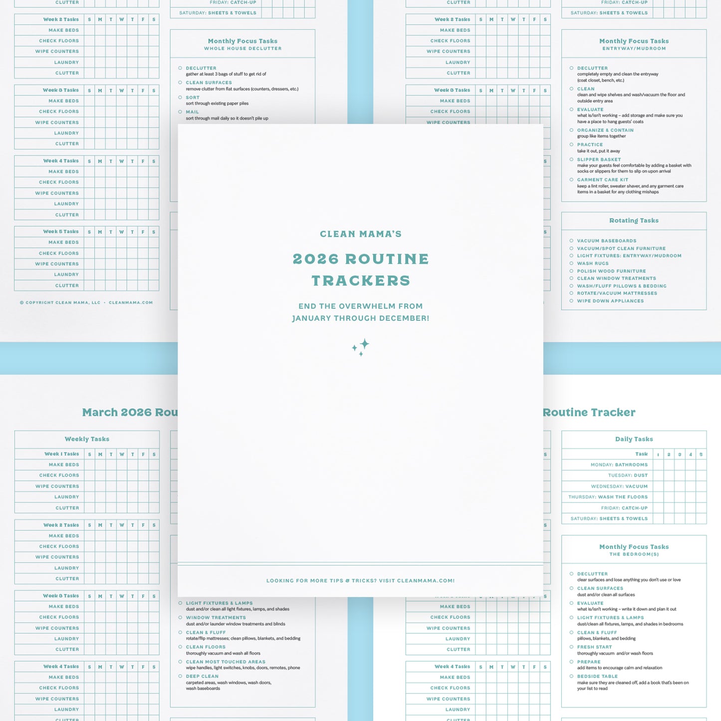 2026 Routine Trackers