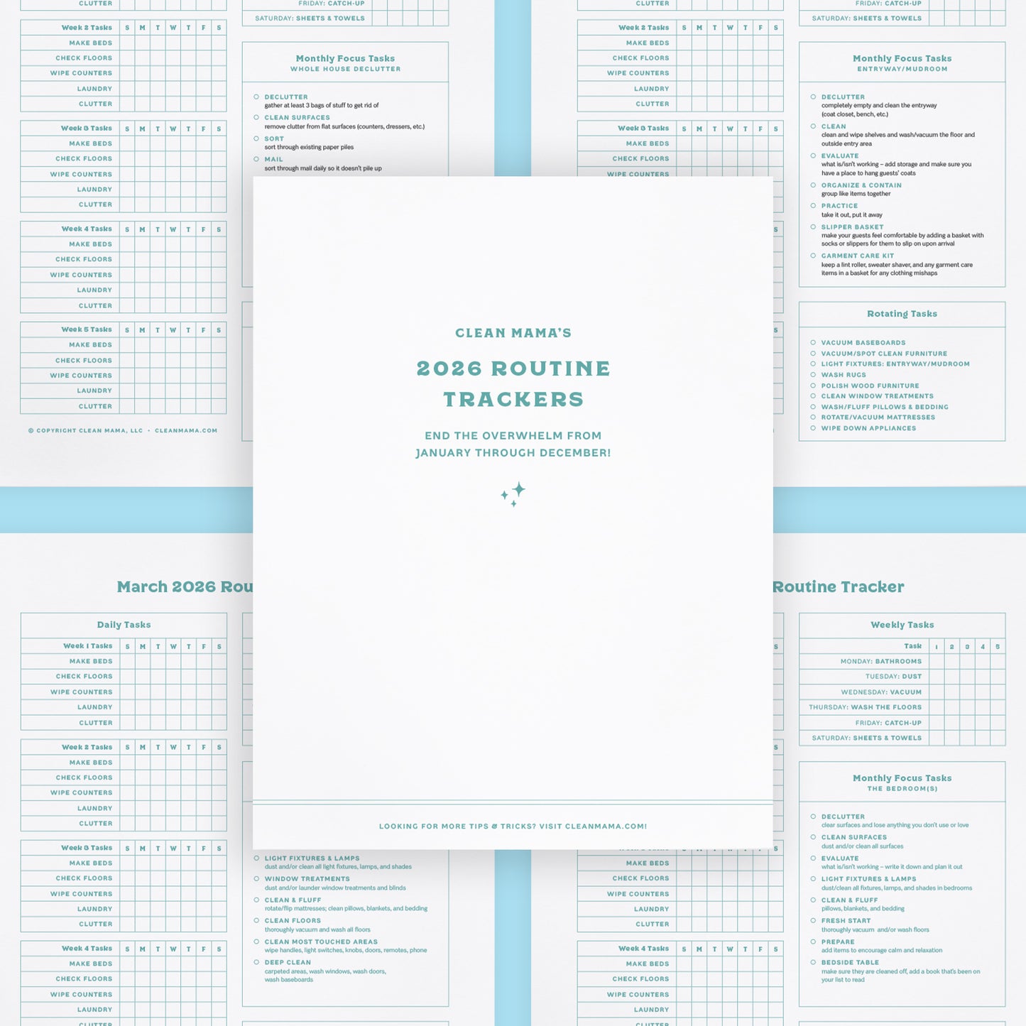 2026 Routine Trackers