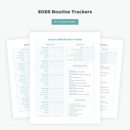 2026 Routine Trackers