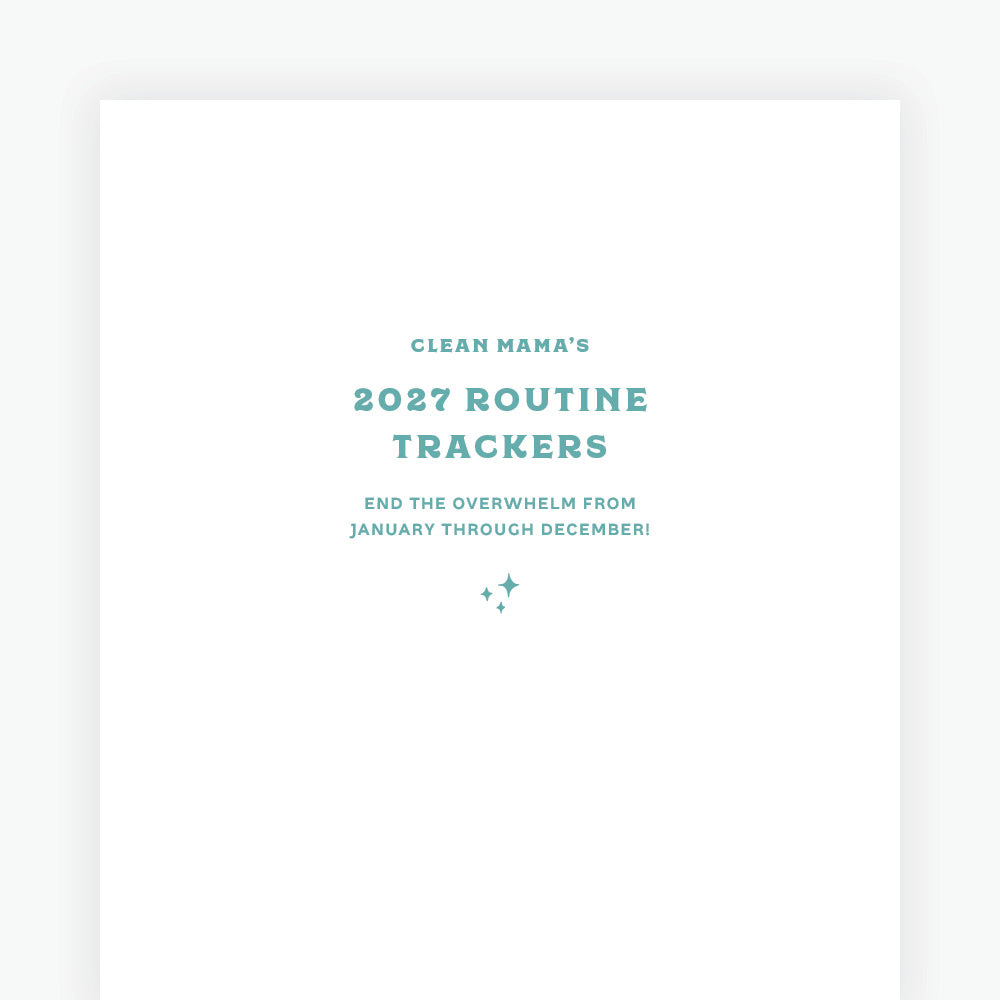 Title Page of Printable 2027 Routine Tracker PDF