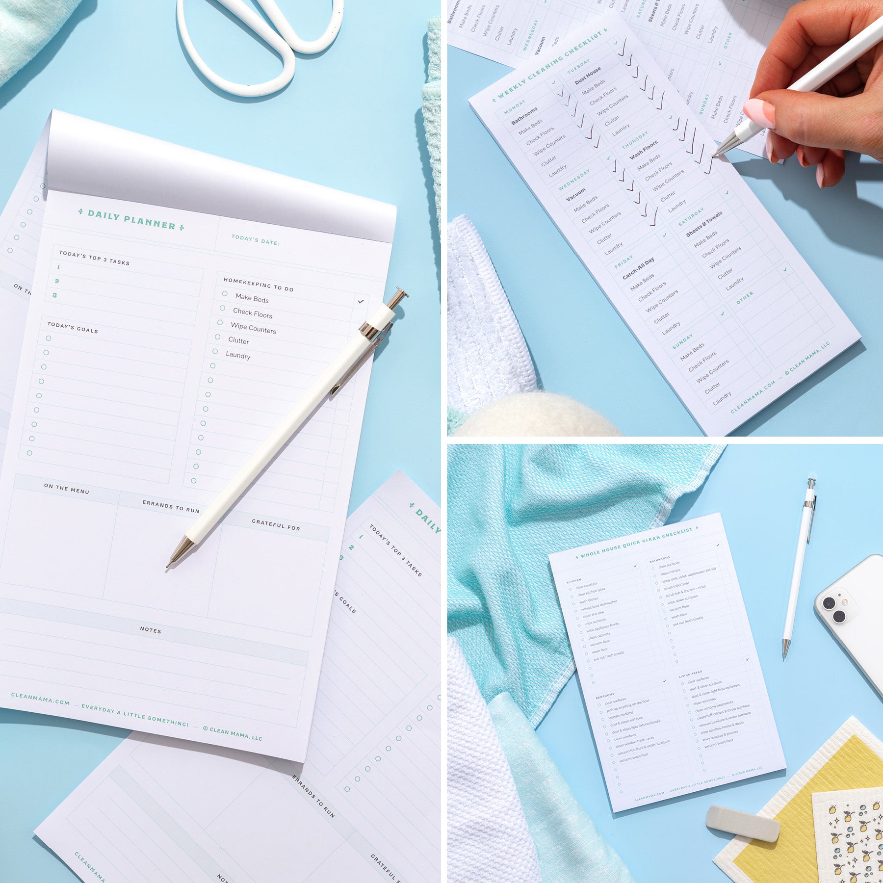 Notepad Bundle – Clean Mama