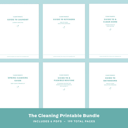 Cleaning Printable Bundle