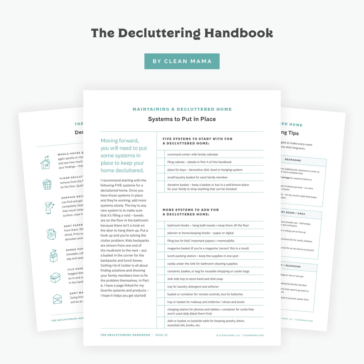 The Decluttering Handbook – Clean Mama