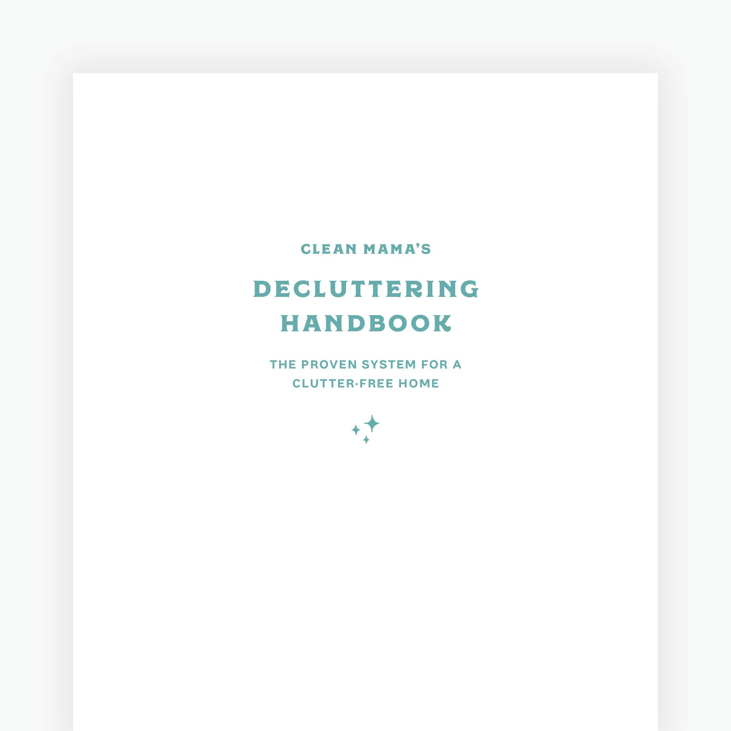 The Decluttering Handbook
