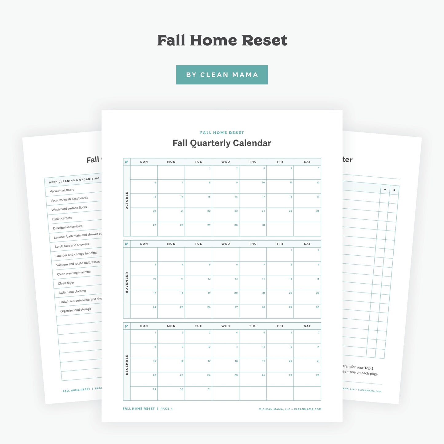 Fall Home Reset