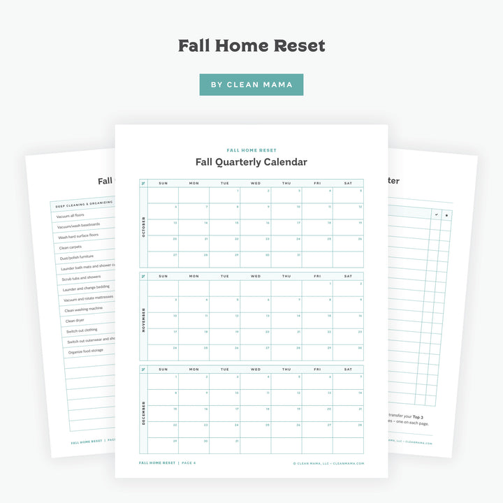 Printable Guides Clean Mama