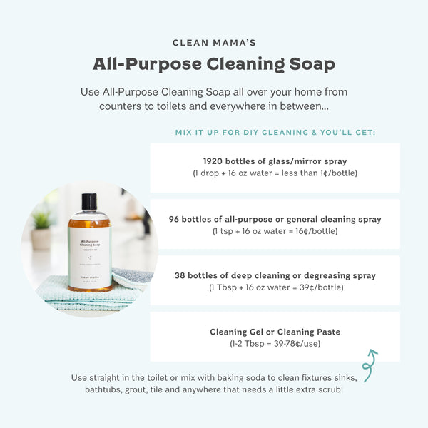 All-Purpose Cleaning Soap – Clean Mama