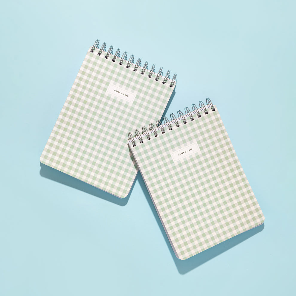 Notes & Tasks Spiral Notebook – Clean Mama