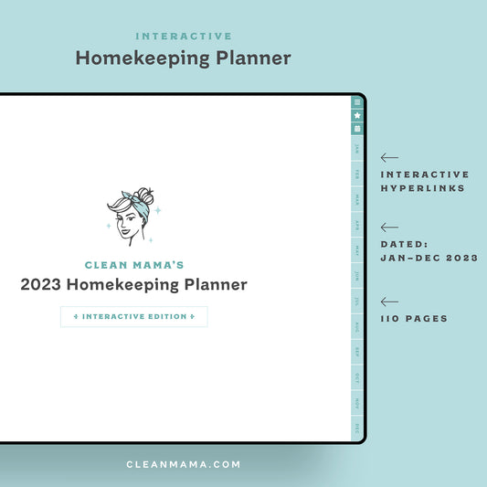 Interactive 2023 Homekeeping Planner