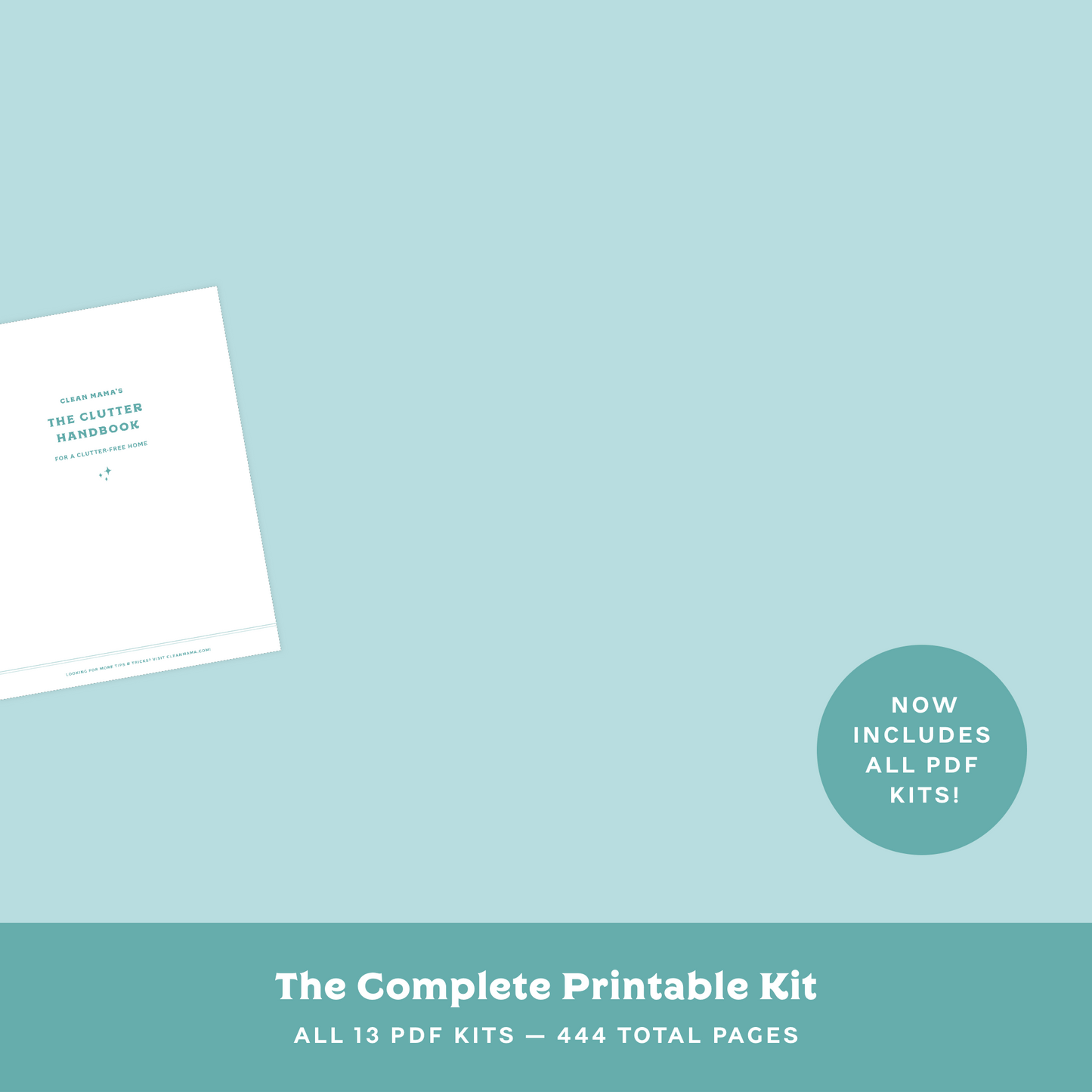 The Complete Clean Mama Printable Bundle