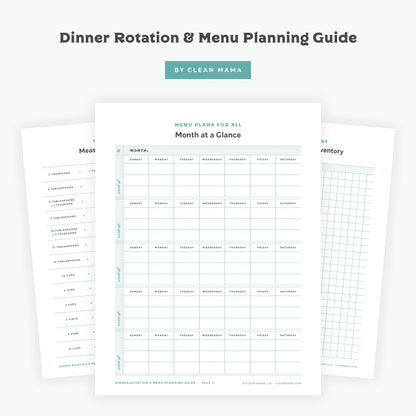 Dinner Rotation & Menu Planning Guide