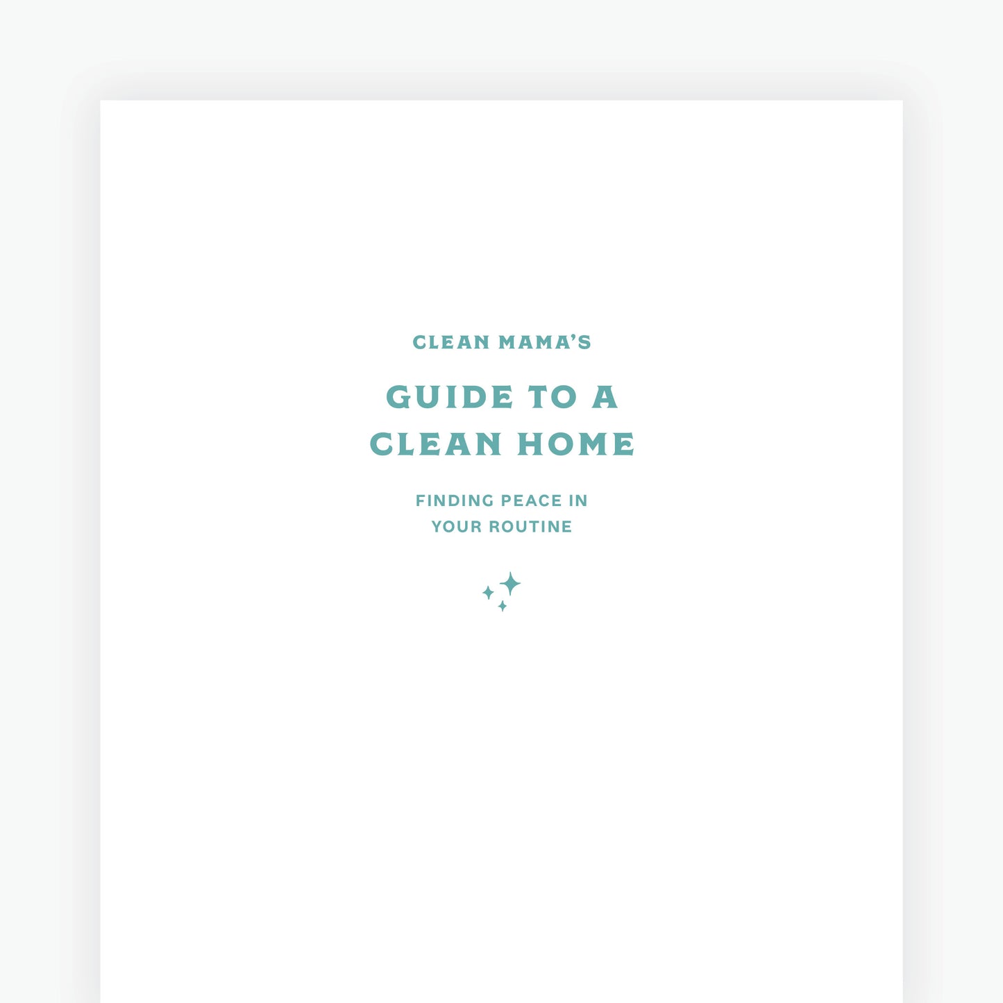 Guide to a Clean Home