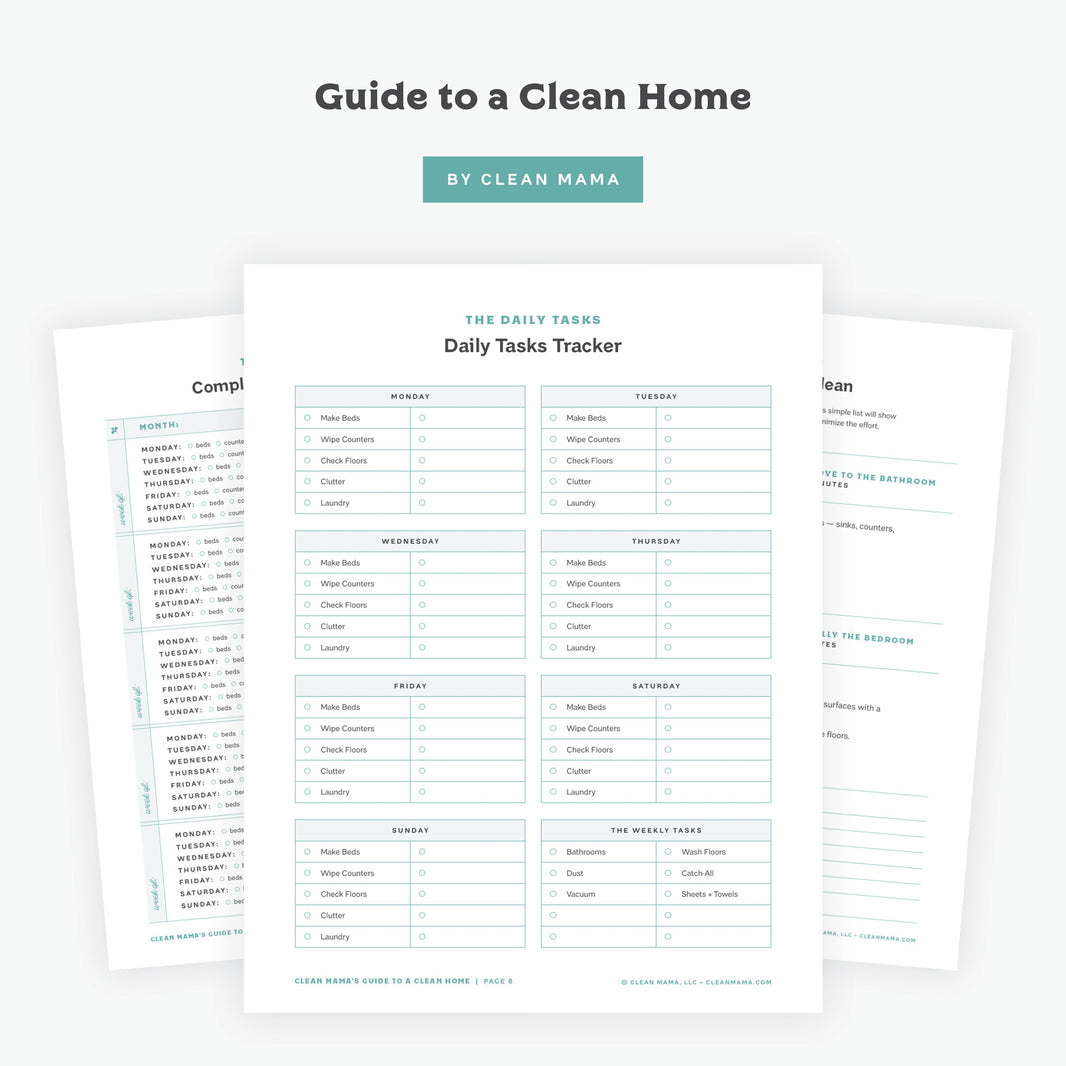 Printable Guides Clean Mama
