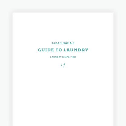 Guide to Laundry