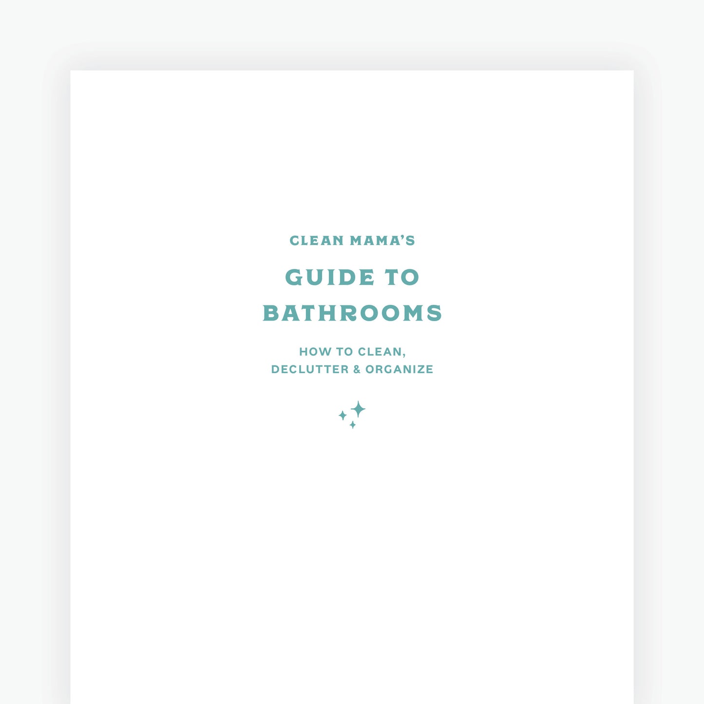 Guide to Bathrooms