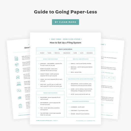 Guide to Going Paper-Less