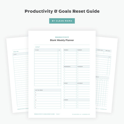 Productivity & Goals Reset Guide