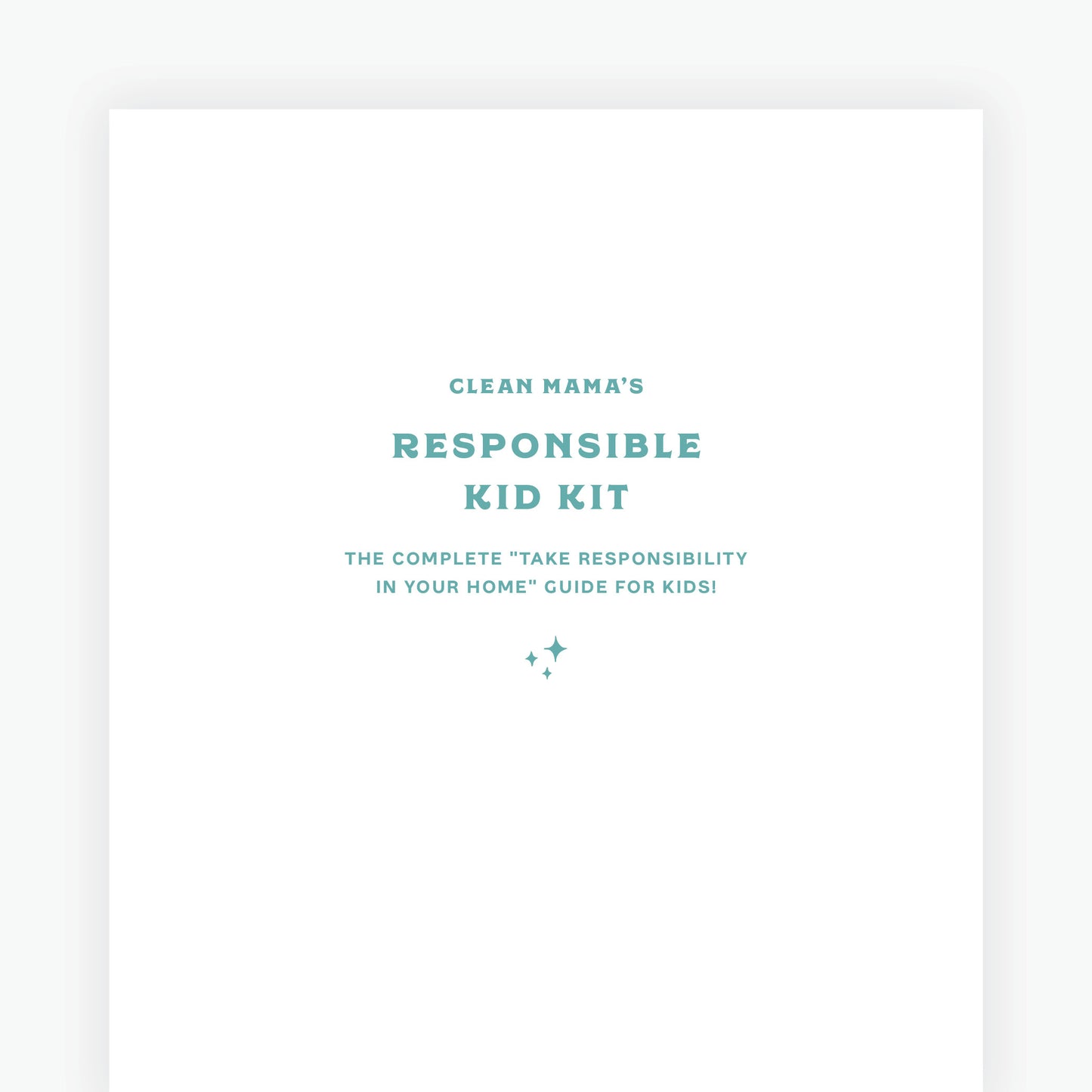Responsible Kid Kit