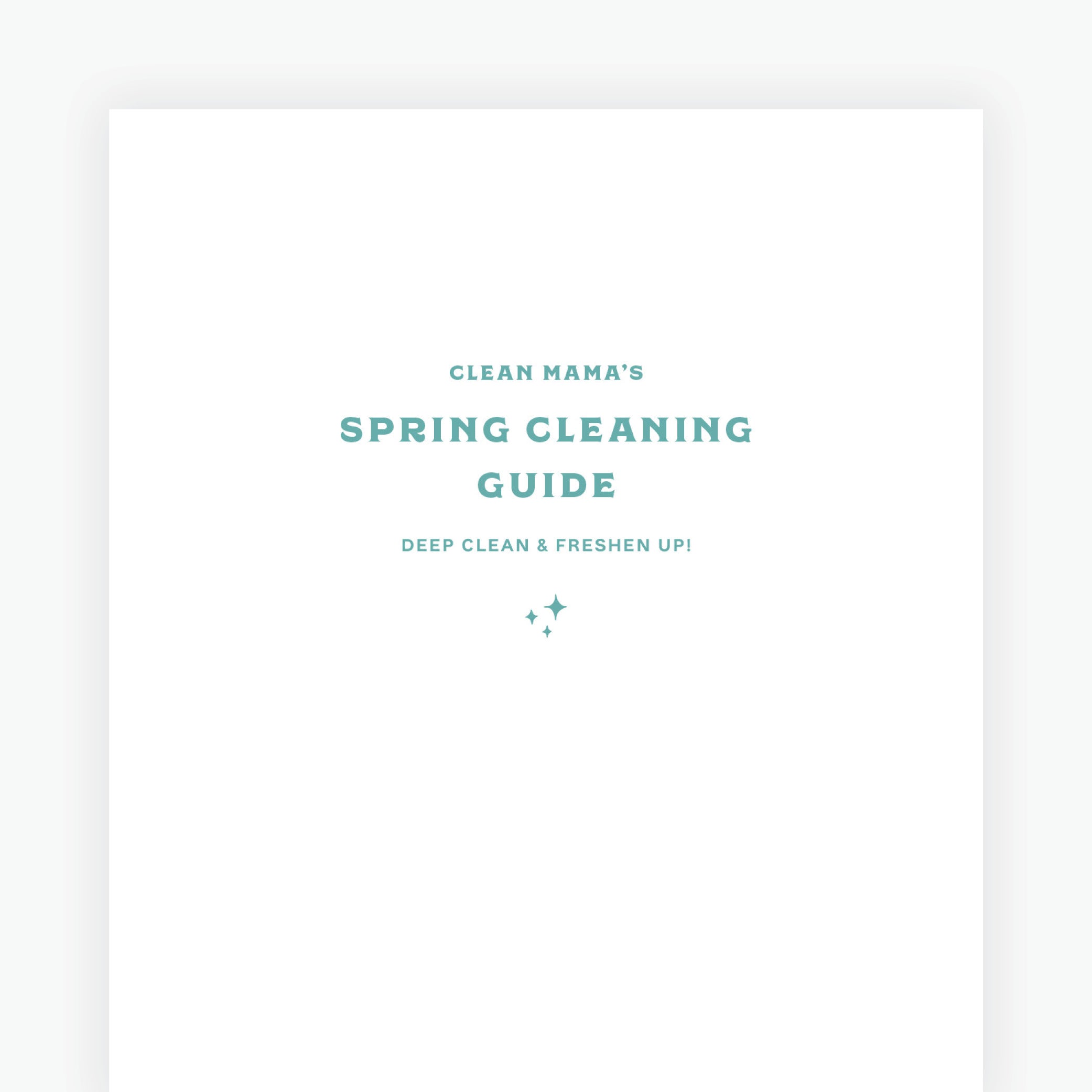 Spring Cleaning Guide β Clean Mama