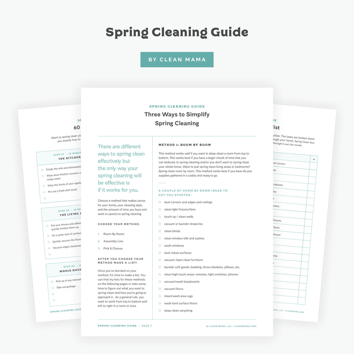Spring Cleaning Guide – Clean Mama