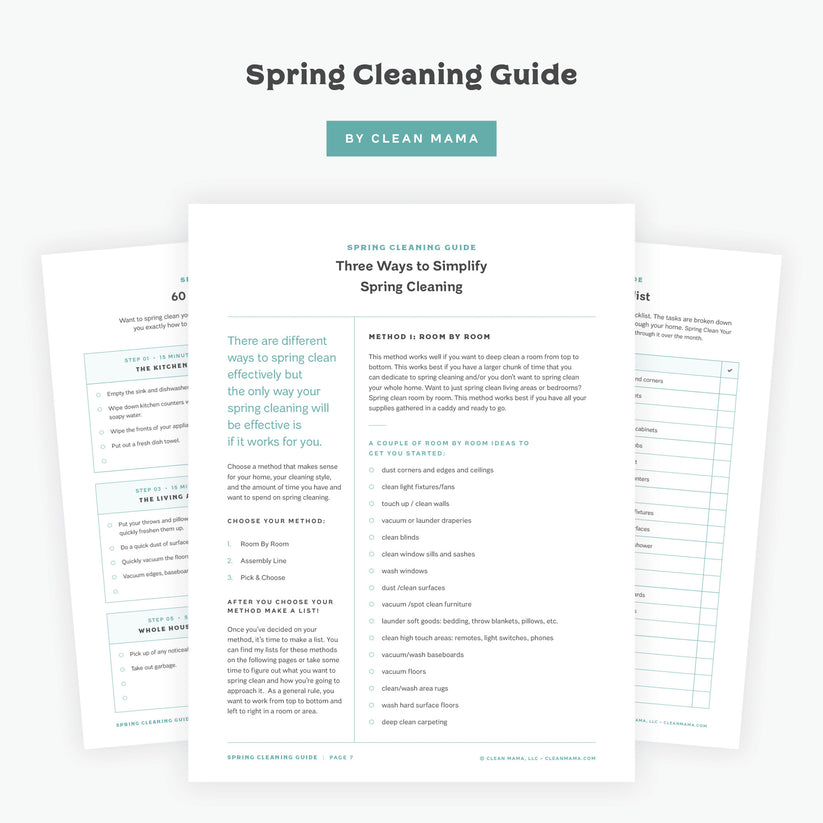 Spring Cleaning Guide – Clean Mama