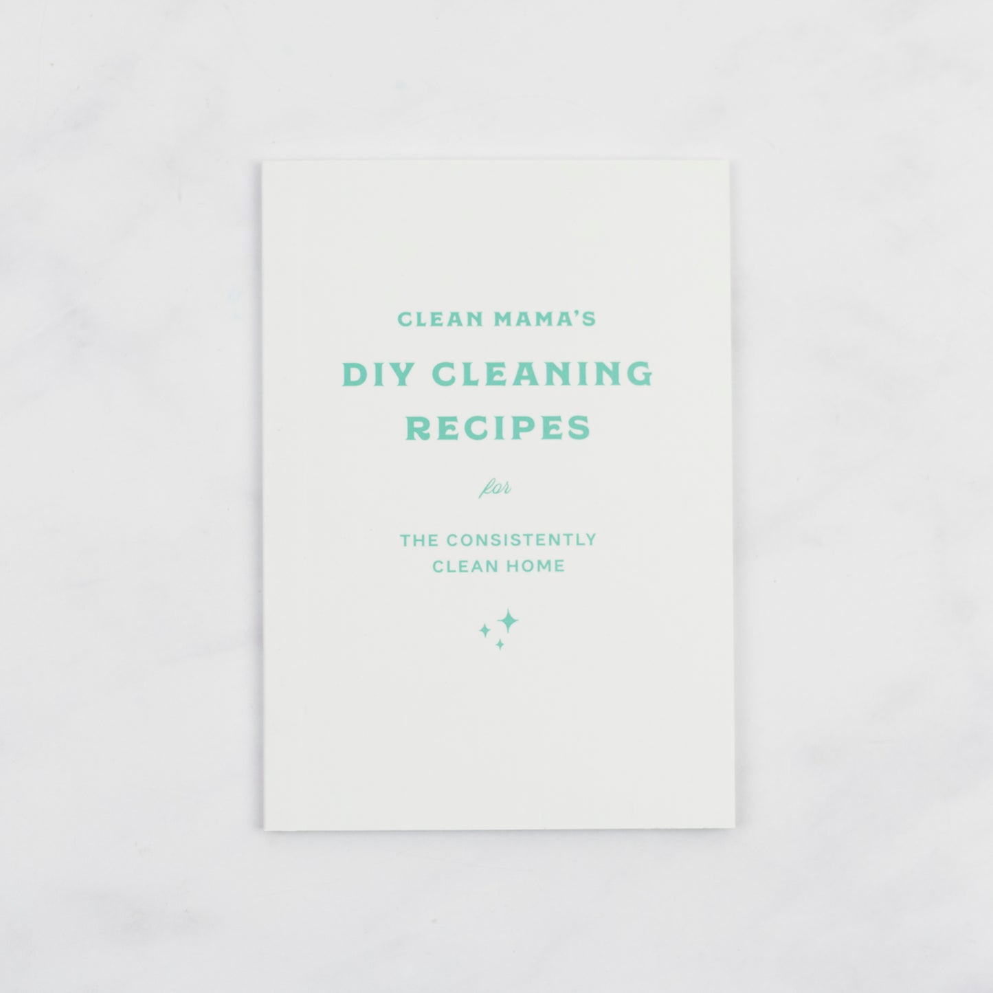 Clean Mama's DIY Cleaning Recipes Pocket Notebook