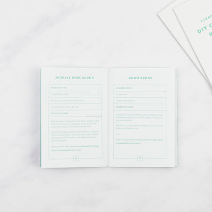 Clean Mama's DIY Cleaning Recipes Pocket Notebook