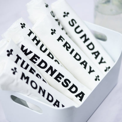 Days of the Week Towels